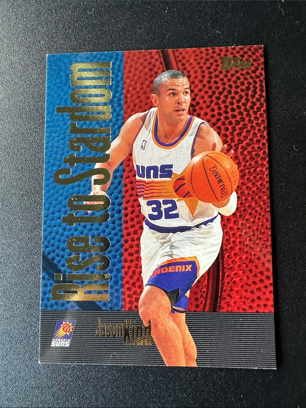 2000-01 NBA Topps Jason Kidd Rise to Stardom #RS8 Phoenix Suns HOF All-Star Rare
